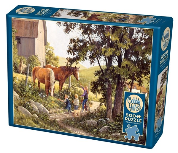 Cobble Hill (85038) - Douglas Laird: "Summer Horses" - 500 Teile Puzzle