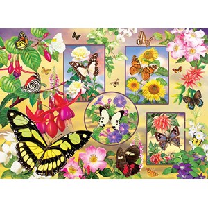 Cobble Hill (85062) - Rosiland Solomon: "Butterfly Magic" - 500 Teile Puzzle