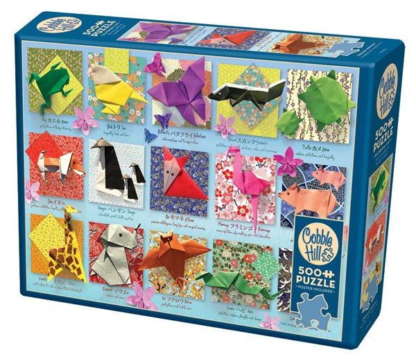 Cobble Hill (85083) - "Origami Animals" - 500 Teile Puzzle