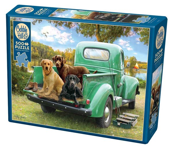 Cobble Hill (85086) - Greg Giordano: "Let's Go Fishing" - 500 Teile Puzzle