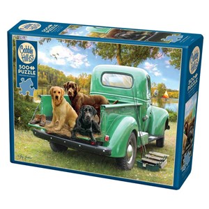Cobble Hill (85086) - Greg Giordano: "Let's Go Fishing" - 500 Teile Puzzle