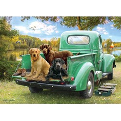 Cobble Hill (85086) - Greg Giordano: "Let's Go Fishing" - 500 Teile Puzzle