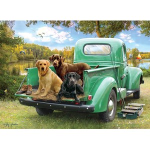 Cobble Hill (85086) - Greg Giordano: "Let's Go Fishing" - 500 Teile Puzzle
