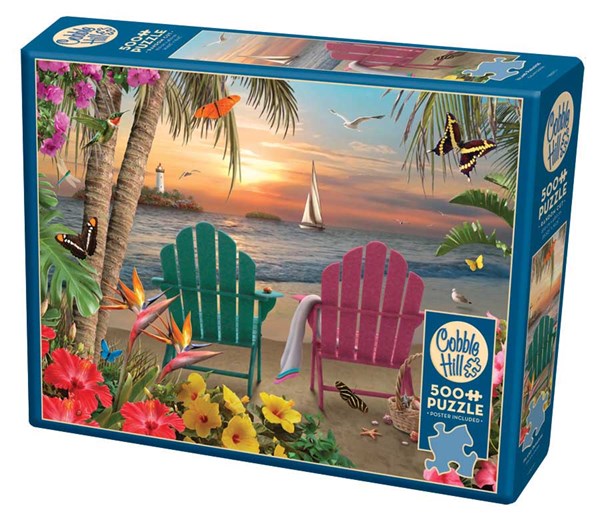 Cobble Hill (85077) - Alan Giana: "Island Paradise" - 500 Teile Puzzle
