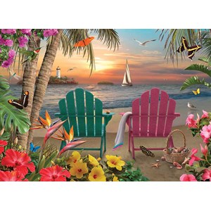 Cobble Hill (85077) - Alan Giana: "Island Paradise" - 500 Teile Puzzle
