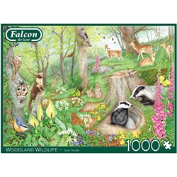 Falcon (11322) - Anne Searle: "Woodland Wildlife" - 1000 Teile Puzzle