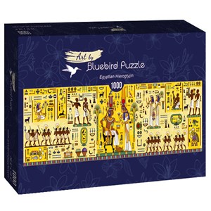 Bluebird Puzzle (60099) - "Egyptian Hieroglyph" - 1000 Teile Puzzle