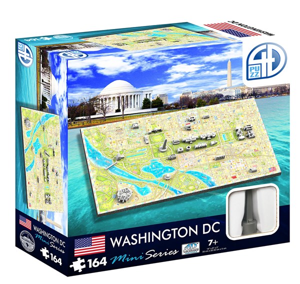 4D Cityscape (70006) - "4D Mini Washington D.C." - 164 Teile Puzzle