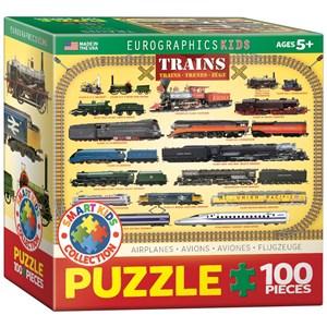 Eurographics (8100-0090) - "Züge" - 100 Teile Puzzle