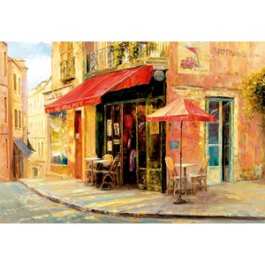 Educa (17123) - Haixia Liu: "Hillside Cafe, Haixia Liu" - 1500 Teile Puzzle