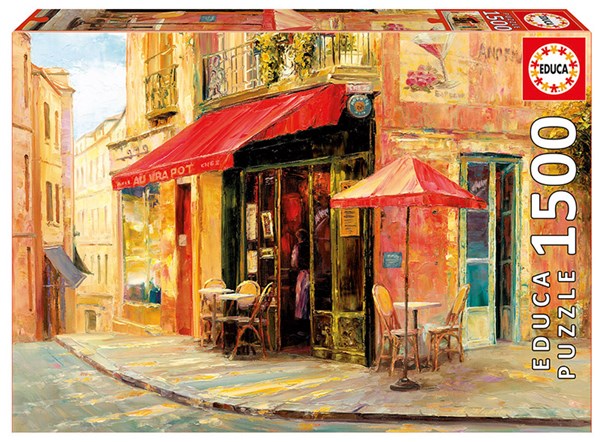 Educa (17123) - Haixia Liu: "Hillside Cafe, Haixia Liu" - 1500 Teile Puzzle