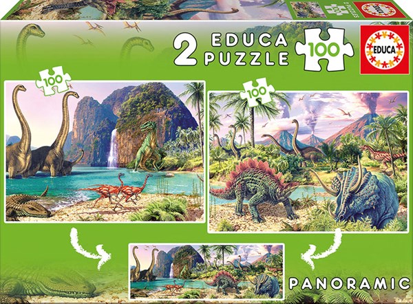 Educa (15620) - Steve Read: "Dino World" - 100 Teile Puzzle