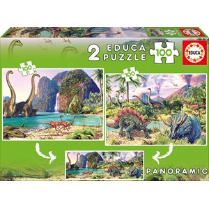 Educa (15620) - Steve Read: "Dino World" - 100 Teile Puzzle