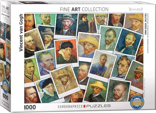 Eurographics (6000-5308) - Vincent van Gogh: "Selbstporträts, van Gogh" - 1000 Teile Puzzle