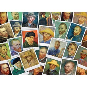 Eurographics (6000-5308) - Vincent van Gogh: "Selbstporträts, van Gogh" - 1000 Teile Puzzle