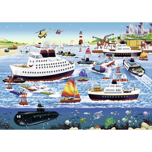 Ravensburger (08793) - "Happy Harbor" - 35 Teile Puzzle