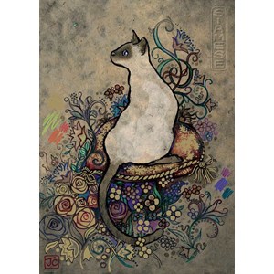 Heye (29610) - Jane Crowther: "Siamese" - 1000 Teile Puzzle
