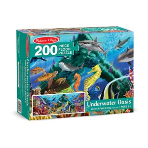 Melissa and Doug (8907) - "Underwater Oasis" - 200 Teile Puzzle