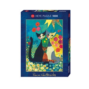 Heye (29616) - Rosina Wachtmeister: "Blumenbeet" - 1000 Teile Puzzle