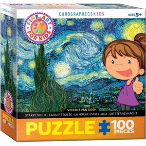 Eurographics (6100-1204) - Vincent van Gogh: "Starry Night" - 100 Teile Puzzle