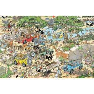 Jumbo (17016) - Jan van Haasteren: "Safari" - 1500 Teile Puzzle