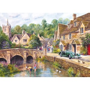 Gibsons (G6070) - Terry Harrison: "Castle Combe" - 1000 Teile Puzzle