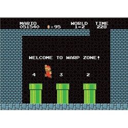 USAopoly (PZ005-482) - "Super Mario 1-2 Welcome to Warp Level" - 1000 Teile Puzzle