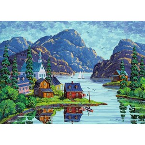 Ravensburger (19542) - "The Saguenay Fjord" - 1000 Teile Puzzle
