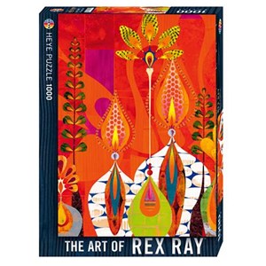 Heye (29475) - Rex Ray: "Chrysoto" - 1000 Teile Puzzle