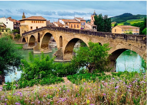 Ravensburger (19425) - "Puente la Reina, Spain" - 1000 Teile Puzzle