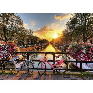 Ravensburger (19606) - "Fahrräder in Amsterdam" - 1000 Teile Puzzle