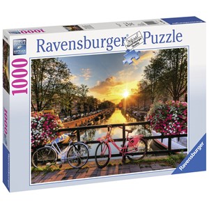 Ravensburger (19606) - "Fahrräder in Amsterdam" - 1000 Teile Puzzle