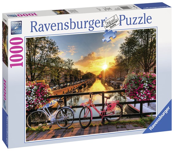 Ravensburger (19606) - "Fahrräder in Amsterdam" - 1000 Teile Puzzle