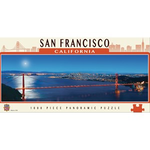 MasterPieces (71595) - James Blakeway: "San Francisco" - 1000 Teile Puzzle