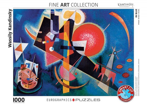 Eurographics (6000-1897) - Vassily Kandinsky: "Im Blau" - 1000 Teile Puzzle