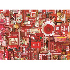 Cobble Hill (51861) - Shelley Davies: "Rot" - 1000 Teile Puzzle