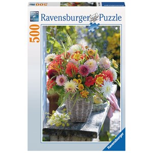 Ravensburger (14343) - "Beautiful Flowers" - 500 Teile Puzzle