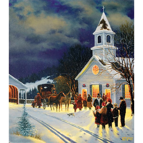 SunsOut (42603) - Keith Brown: "Weihanchtsstimmung" - 1000 Teile Puzzle