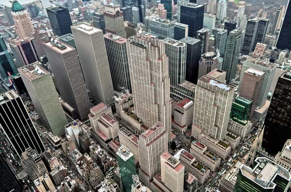 Piatnik (5374) - "New York City Skyview" - 1000 Teile Puzzle
