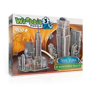 Wrebbit (W3D-2010) - "New York, Midtown West" - 900 Teile Puzzle