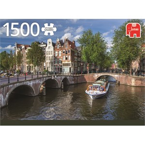 Jumbo (18578) - "Herengracht, Amsterdam" - 1500 Teile Puzzle