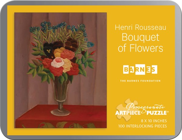 Pomegranate (AA812) - Henri Rousseau: "Blumestrauss in der Vase" - 100 Teile Puzzle