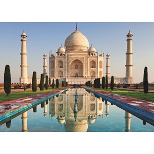Jumbo (18545) - "Blick auf Taj Mahal" - 1000 Teile Puzzle