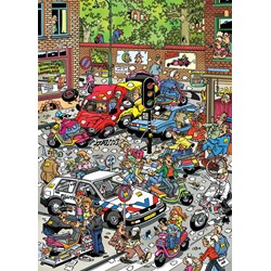Jumbo (17465) - Jan van Haasteren: "Jan van Haasteren - Verkehrschaos" - 500 Teile Puzzle