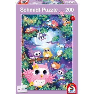 Schmidt Spiele (56131) - "Im Eulenwald" - 100 Teile Puzzle