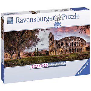 Ravensburger (15077) - "Colloseum im Abendrot" - 1000 Teile Puzzle