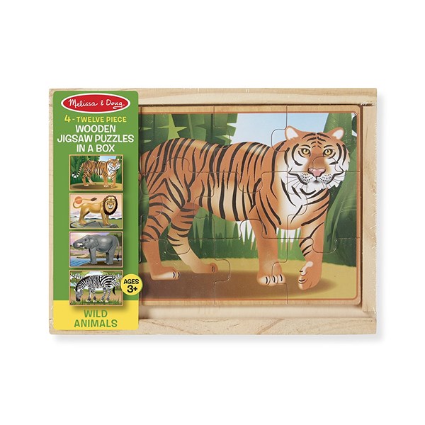Melissa and Doug (3796) - "Wild Animals" - 12 Teile Puzzle