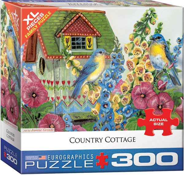 Eurographics (8300-0603) - Janene Grende: "Country Cottage" - 300 Teile Puzzle