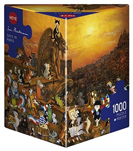 Heye (29750) - "Katzen treiben ihr Unwesen" - 1000 Teile Puzzle