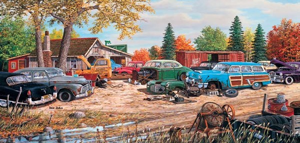 SunsOut (39877) - Ken Zylla: "Junkyard Relics" - 1000 Teile Puzzle
